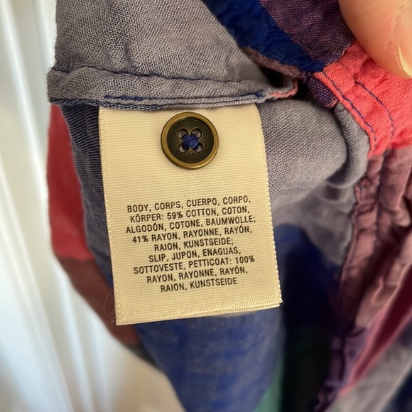 Anthropologie Checkered Midi Dress with Side pockets - Picture 7 of 7